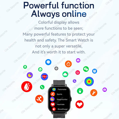 Outdoor Sports Smart Watch Wireless Calling Information Reminder Wallpaper Change Men's and Women's Waterproof Smartwatch 2025