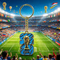 2026 FIFA World Cup Enamel Metal Keychain, UV Printed Soccer Key Ring, Football Fan Souvenir, Car Bag Pendant, Sports Gift