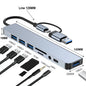 USB HUB with detachable card reader, USB C port, USB 3.0 / 2.0, SD/TF detachable card reader, docking station, accessories