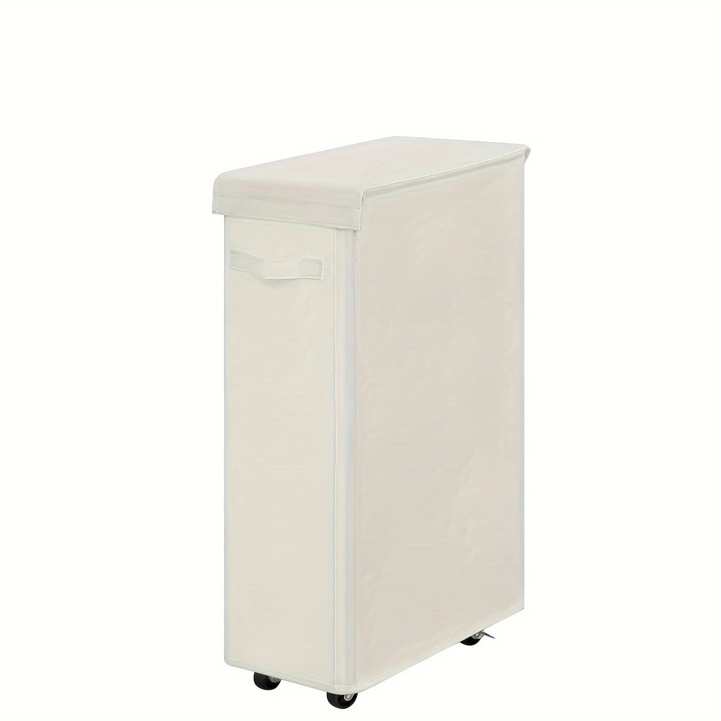 1PC Laundry Basket With Wheels And Lid,Closed Laundry Hamper,Suitable For Bedrooms,Bathtubs,Laundry,Dormitories