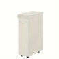 1PC Laundry Basket With Wheels And Lid,Closed Laundry Hamper,Suitable For Bedrooms,Bathtubs,Laundry,Dormitories