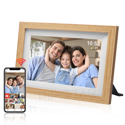 10.1-inch WiFi smart digital photo frame Frameo digital photo frame with high-definition IPS touch screen automatic rotationPicture FramesGoWisse.com