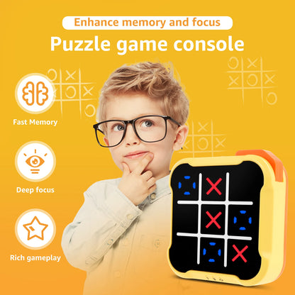 Puzzle Game Console Toe Bolt Electronic Table Board Game IQ Mind Brain Teaser Puzzles Child Adults Interactive Game Memory Train