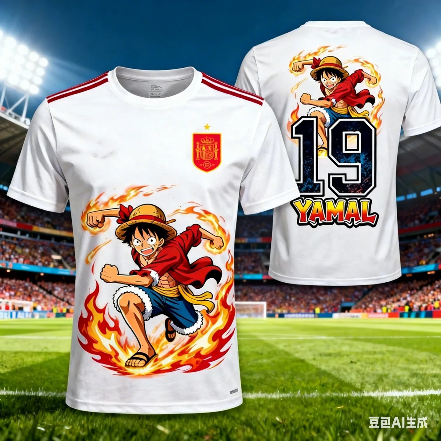 2026 New Arrival - Special Edition "One Dragon" Spanish Football Jersey - Round-neck Top - Suitable for Children's Football Spor