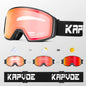 KAPVOE Outdoor Sports Ski Glasses Anti-fog High Definition Magnetic Lens UV400 Protection Ventilation Ski Glasses Man Woman