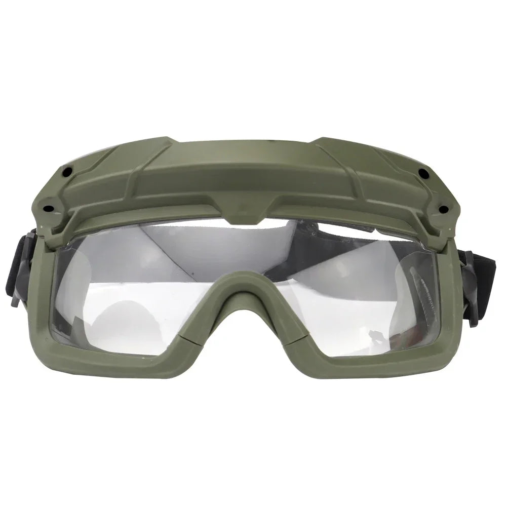 Sports Sunglasses for Men Women 2 Modes Airsoft Goggles Riding Eye Protection for Hiking Paintball Hunting Gear