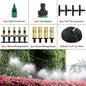 Automatic Sprayer System Patio Misting Cooling Adjustable Rotating Copper Atomizing Nozzle Nebulizer Sprinkler irrigation kit
