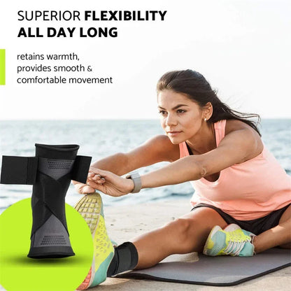 Adjustable Sports Ankle Support Compression Ankle Brace Protector Running Soccer Basketball Gym Ankle Stabilizer Bandage Strap
