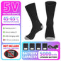 Winter Heated Sock Rechargeable Battery Stocking Men Women Electric Heating Ski Socks Sports Thermal Warmer Foot