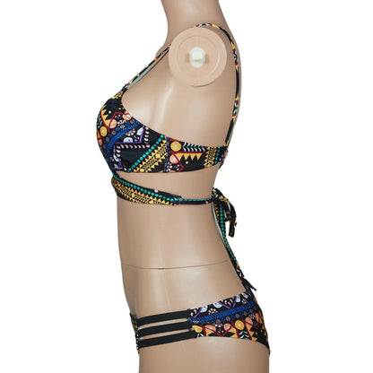 2026 Women Swimsuit Push Up Bathing Suit Women Bohemia Push-Up Padded Female Beach Swim Wear Bathing Suits Brazilian Bikini Set
