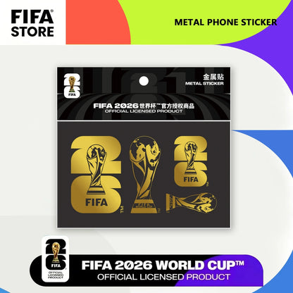 FIFA 2026 World Cup Metal Sticker Set, Cartoon Decals for Journal Decor, Creative Gift