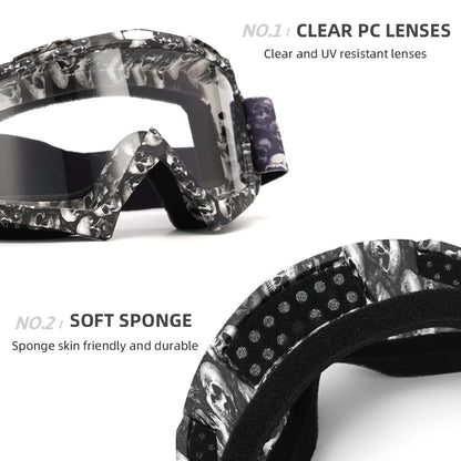 Newest Motocross Glasses Motorcycle Sunglasses Man MTB ATV Mask Windproof Protection Skiing Cycling Racing Off-Road Goggles