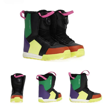Skiing Women Snow Boot Footwear Snowboard Boots Ski Boots Men Warm Waterproof 2025 Outdoor Thermal Snowboard Shoes Ski Equipment