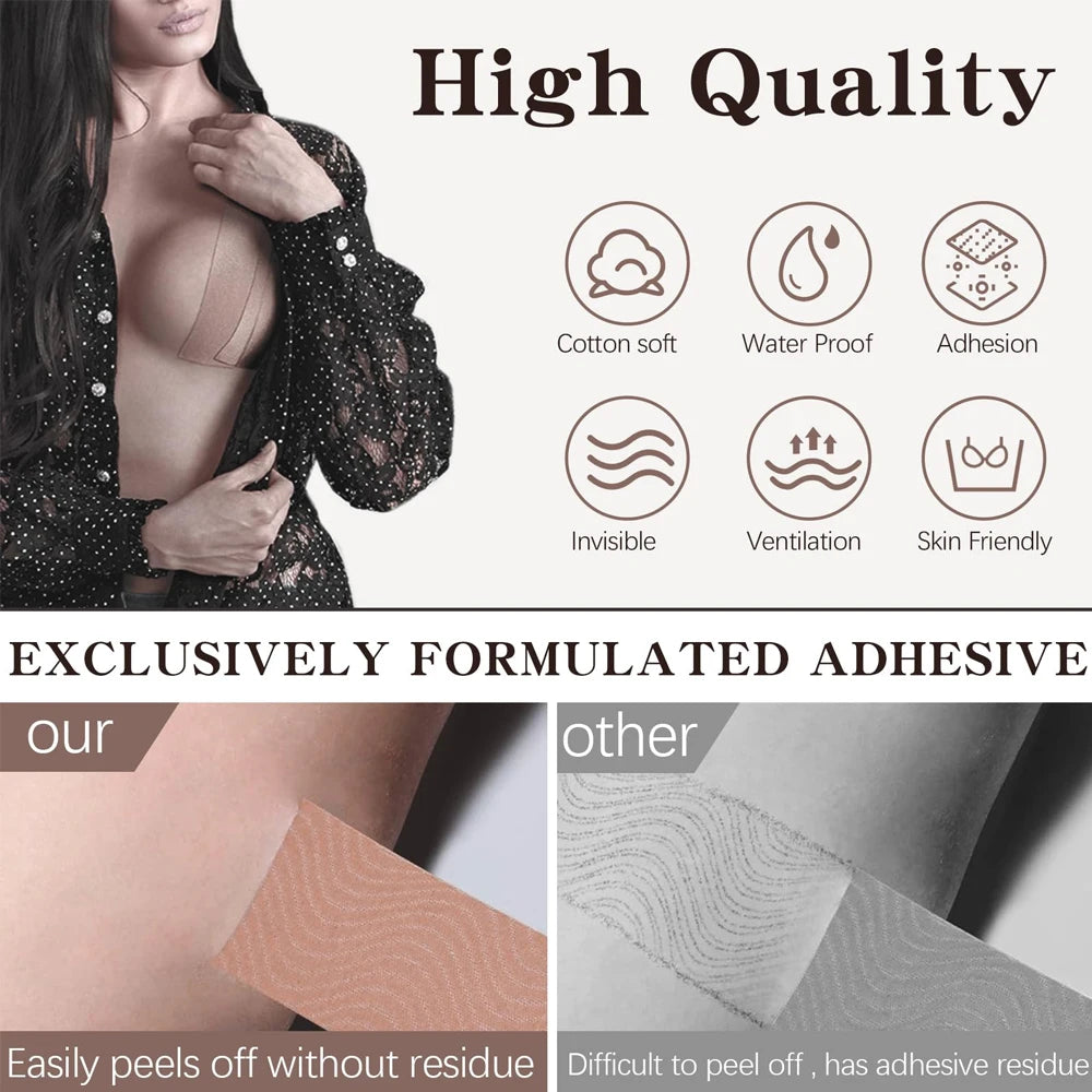 4 Roll Kinesiology Tape,5cm x 5m Waterproof Athletic Tape,Uncut Kinetic Tape,Elastic Muscle Tape,Sports Tape,Knee Tape