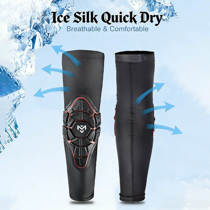 Summer Motorcycle Motocross Knee Pads Elbow Brace & Arm Sleeve Pad Breathable Accessories MX MTB Protective Gear Dirt Bike Items