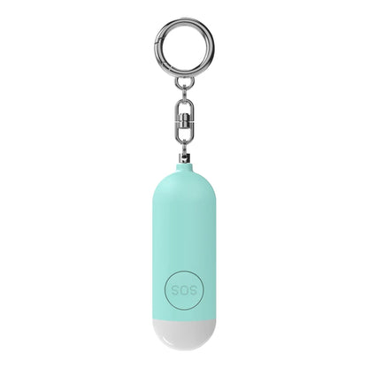 Emergency SOS Siren 130dB Personal Alarm Bright LED Flashlight Compact Self-Defense Safety Keychain for Women, Kids, and Seniors