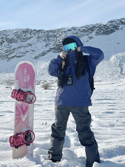 Vozapow Ski Goggles Magnetic Double Layer Anti Fog Professional Skiing Mask Men Women Super View Snowboard UV400 Snow Sunglasses