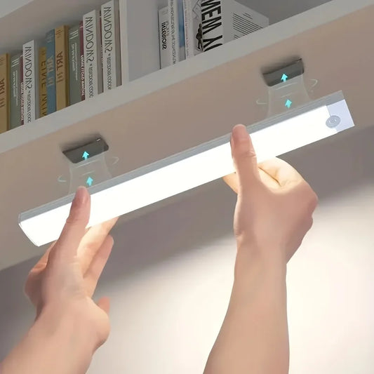 Motion Sensor led Light Wireless LED Night Light Type C Rechargeable Light Cabinet Wardrobe Lamp Staircase Backlight For Kitchen