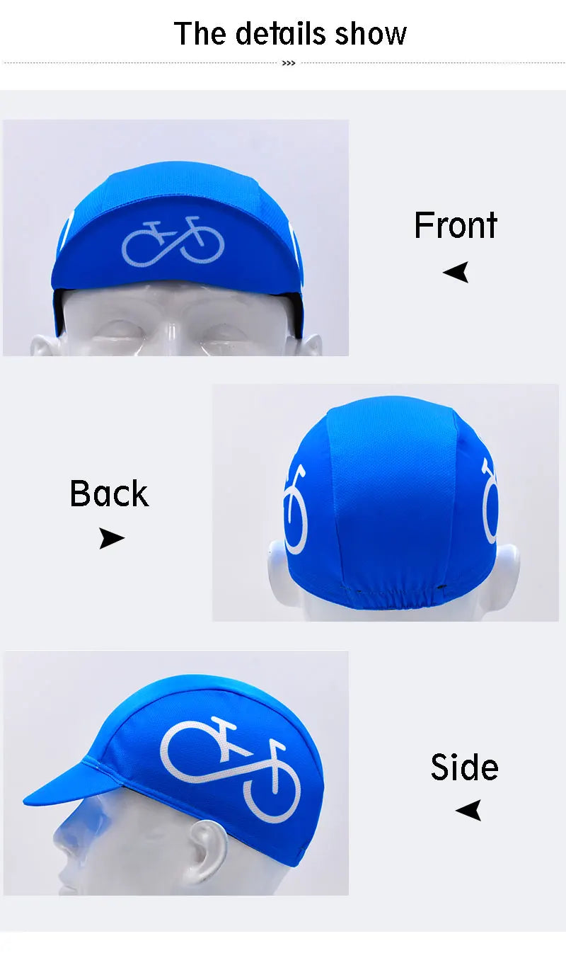 Classic Summer Cycling Cap, Essential Hat for Bicycle Sport, Eight Colors to Choose from