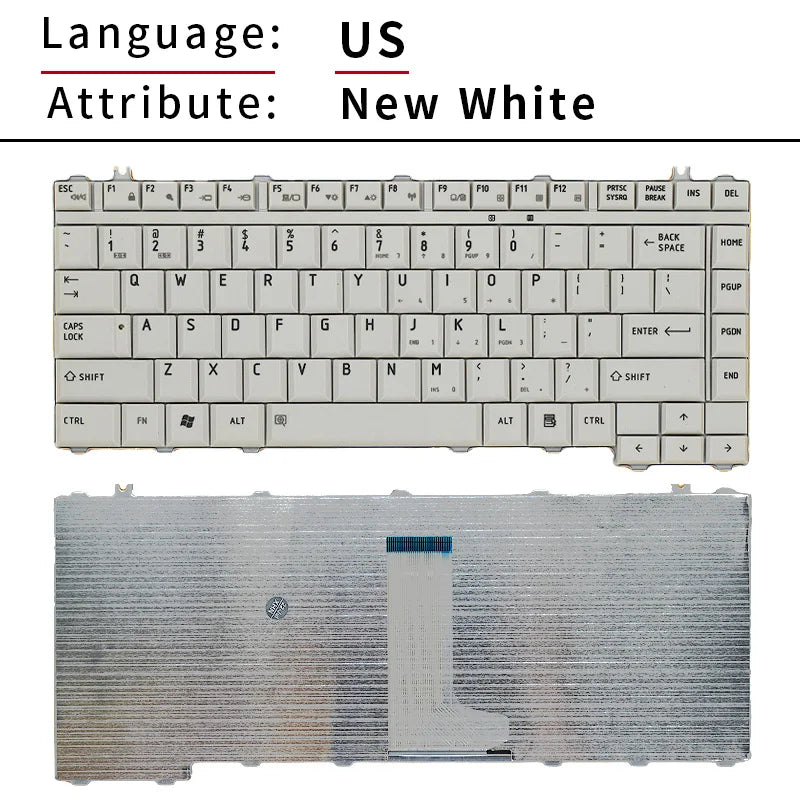 US/English Laptop Keyboard For Toshiba Satellite M200 L300 L531 M300 M310 L317 L200 A305 L510 M501 L450 L450D L455 L300D L305D