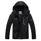 Winter Men's Parka Outdoor Lining Fleece-lined Thickened Windproof Warm Mountaineering Hooded Jacket Cold-resistant Ski Suit 6XL