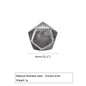 Retro Grey Stud Earrings for Men Boys,Anti Allergy Stainless Steel Ear Studs,Rock Punk Jewelry Anniversary Birthday Gifts