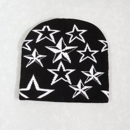 Couple Knitted Caps Hip-hop Trendy Beanie Hat 2024 Letter Jacquard Women Male Winter Hot Girl Warm Knitted Hat Balaclava Beanies