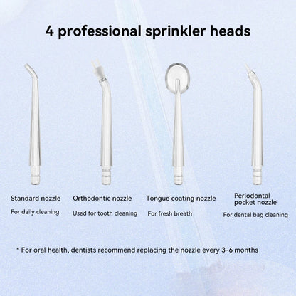 Xiaomi Portable Electric Dental Water Flosser Oral Irrigator Dental Bed Sprinkler Jet Toothpick 4 Nozzle Mouth Washing Machine