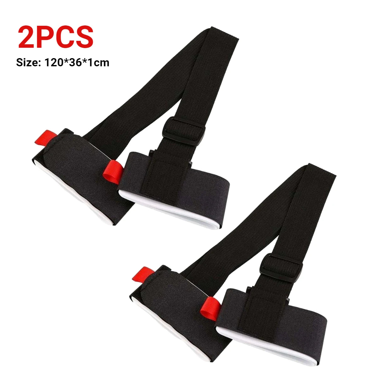 2/1PCS Skiing Strap Adjustable Skiing Pole Shoulder Hand Carrier Lash Handle Straps Porter Hook LoopProtecting For Ski Board