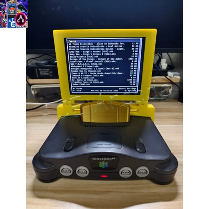 Original Design 64 Bit N64 Host 8-inch 4:3 Mini Portable Screen for Home Retro Arcade Game Console LCD Dedicated Screen