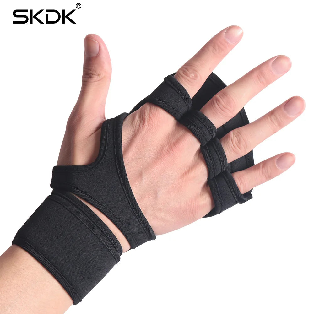 SKDK Factory Direct Sales Diving Cloth Sports Fitness Gloves Palm Guards Gloves Wrist Guards Silicone Non-slip Hand Guards