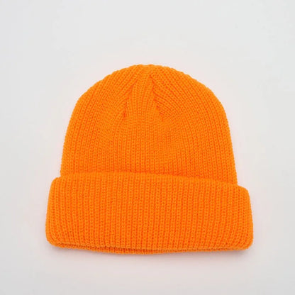 Winter Warm Beanies Casual Short Thread Hip Hop Hat Adult Men Female Knitted Skull Cap Elastic Unisex