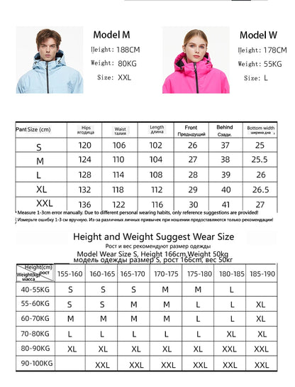 Men's and Women's Ski Pants Bibs, Bibbed Snowboard Pants, Bibs Snow Pants, Ski Suit, Snowboard Bib Trousers, 2025