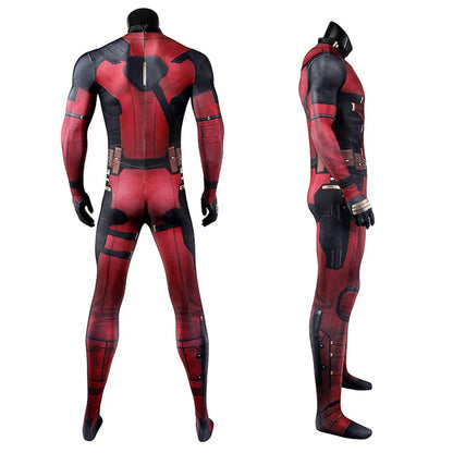 Superhero Deadpool Costume Kids New Deadpooling 3 Cosplay Cosutme Deadpool3 Full Children Costume Bodysuit Halloween Jumpsuit