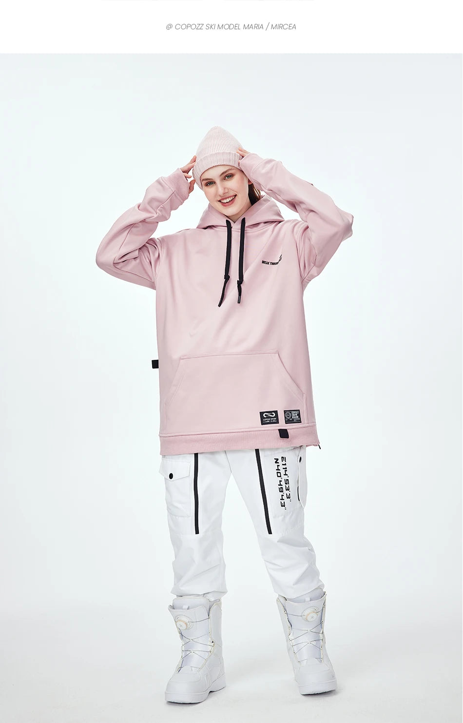 Oversize Ski Hoodie Men Women Warm Windproof Waterproof Snow Hoodie Ski Jacket Skiing Snowboarding Hooded Jackets Ski Equipment
