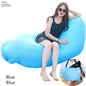 Portable inflatable lounge chair, lazy lounge chair, comfortable outdoor inflatable sofa, breathable inflatable bed, waterproof