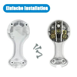 4pcs Male Female Connector EU Power Plug Replacement Rewireable Schuko Adapter Electeical Socket Extension Cable French German