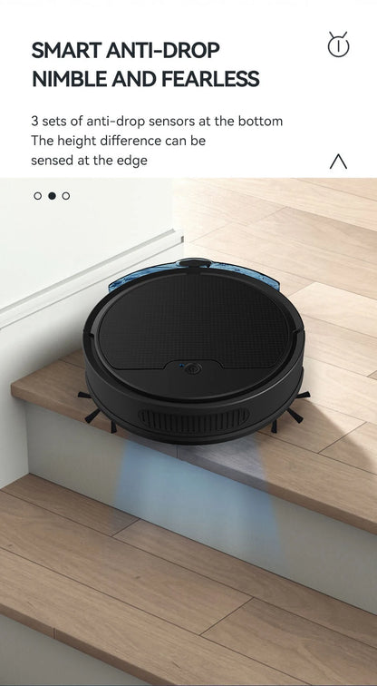 New  3 In 1 Sweeping and Vacuuming Wireless Vacuum Cleaner Smart Sweeping Robot Home Sweeper Sweeping Robots For Home