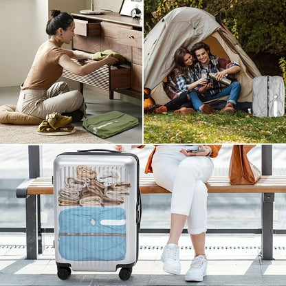 1/2pcs Luggage Vacuum Compression Bag Compression Storage Bag Reusable Travel Vacuum Sealed Bag for Travel Business Trips