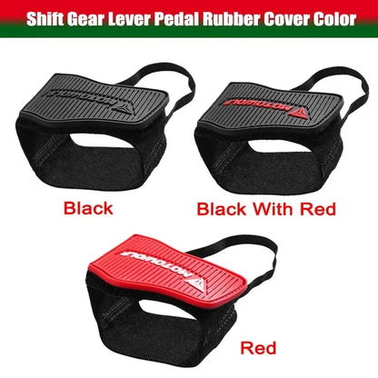 MOTOWOLF Motorcycle Shifter Protector Pad - Durable Anti-Slip Boot Cover, Universal Gear Shift Guard with Reinforced Toe Protect