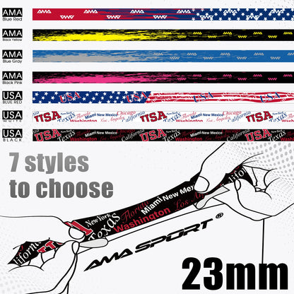 AMASPORT 2Pack Pickleball Paddle Edge Tape 20/23/26mm Paddle Head Edge Guard Racket Edge Protection Tape