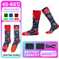 New Heated Socks for Men Women Rechargeable 6000mah Battery Electric Socks Winter Foot Warmer Outdoor Skiing Hunting Fishing