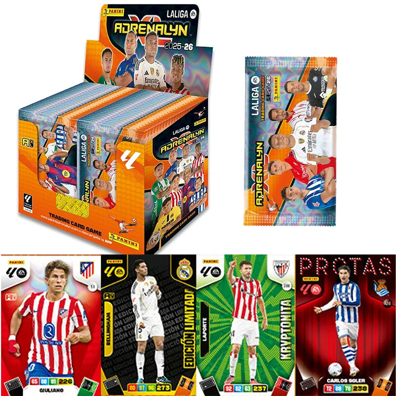 Genuine Panini 2026 La Liga Soccer Trading Cards World Cup Football Collectible Cards