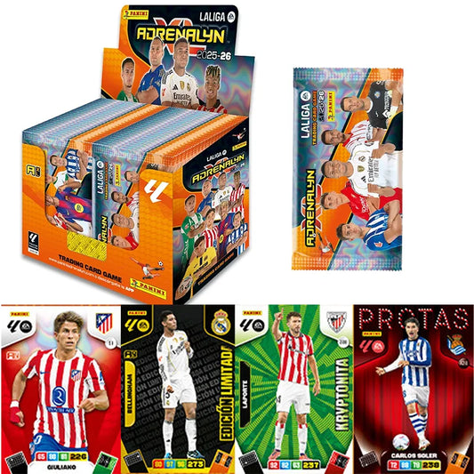 Genuine Panini 2026 La Liga Soccer Trading Cards World Cup Football Collectible Cards