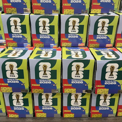 Panini FIFA 2026 World Cup Collectible Sticker Full Box 50 Packs Soccer Trading Stickers, Football Fan Collection Souvenir Gift