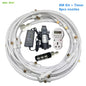 A29 Outdoor Misting Cooling System 12V Water Pump Kit Fog Nozzle For Greenhouse Garden Patio 8M -18M Timer Smart Irrigation Kits