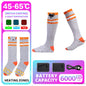 New Heated Socks for Men Women Rechargeable 6000mah Battery Electric Socks Winter Foot Warmer Outdoor Skiing Hunting Fishing