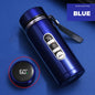 StainlessSteel Thermos Bottle with LED Temperature Display, 500-1000ML