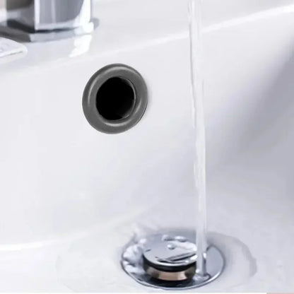 24/1Pcs Faucet Wash Basin Overflow Ring Sink Overflow Cover Home Kitchen Bathroom Basin Trim Bath Sink Round Hollow Ring Plug
