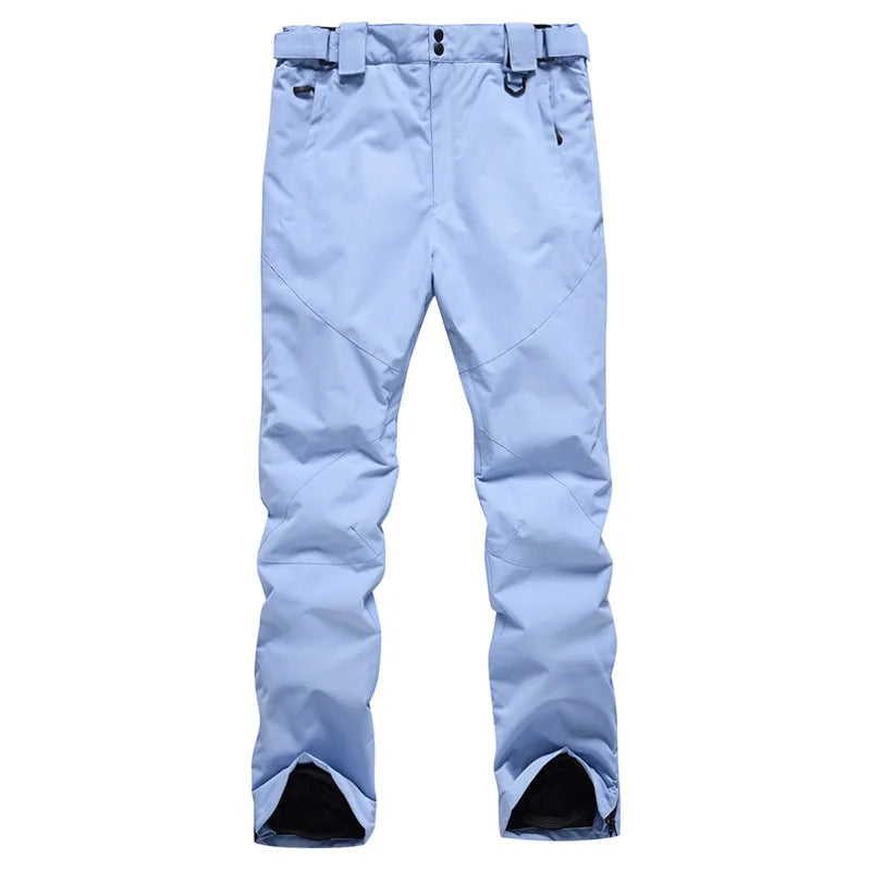 Women and Men's Ski Trousers Windproof Waterproof Snowboarding Winter Outdoor Warm Breathable Snow Male Female Sports Pants